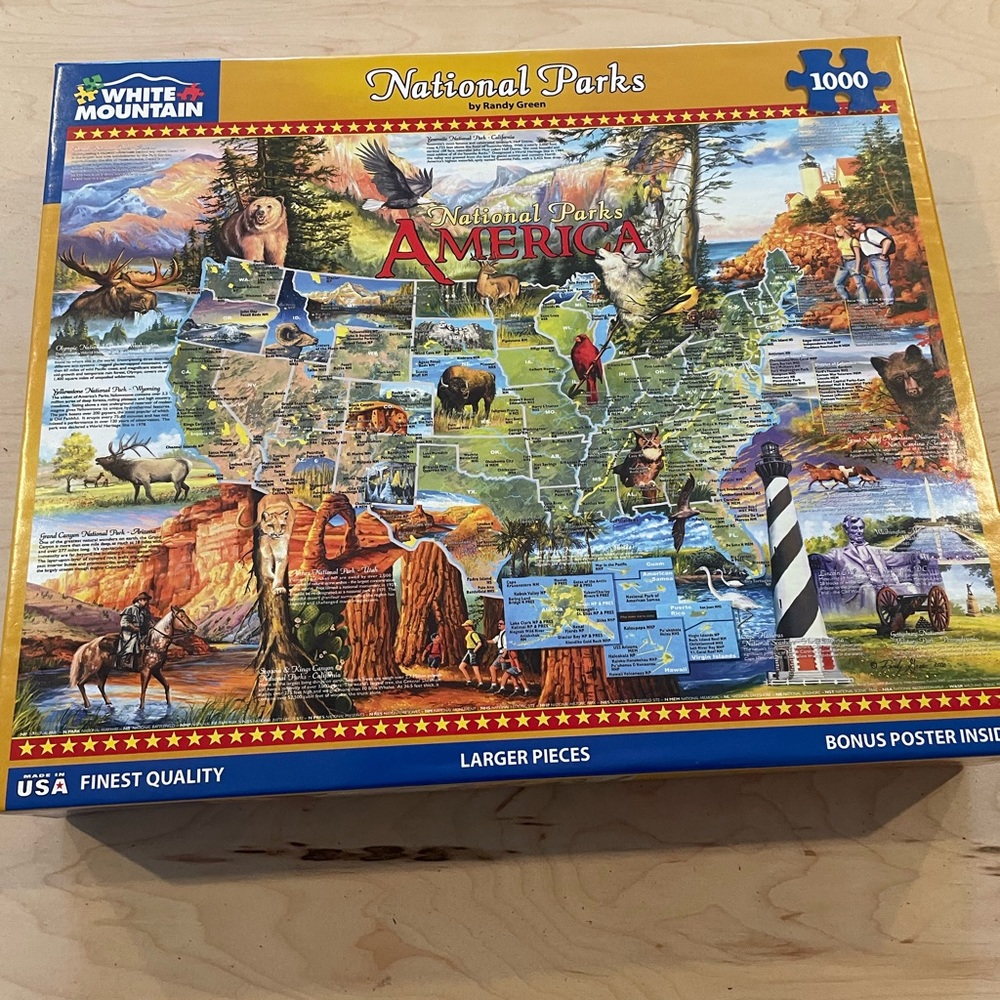 WHITE MOUNTAIN JIGSAW PUZZLE